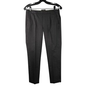 J.Crew Martie Slim Fit Black Side Zip Dress Pants Womens Size 4 Cotton Blend